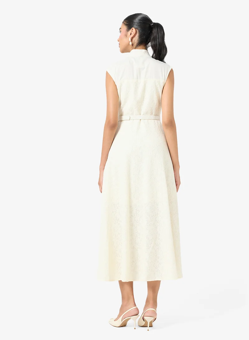 Ella  Sleevless Shirt Dress for Women | Best Price UAE