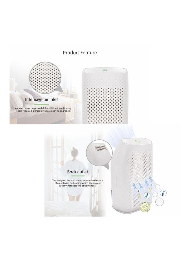 Electric Mini Dehumidifier 700ml H23977UK White  - Image 5