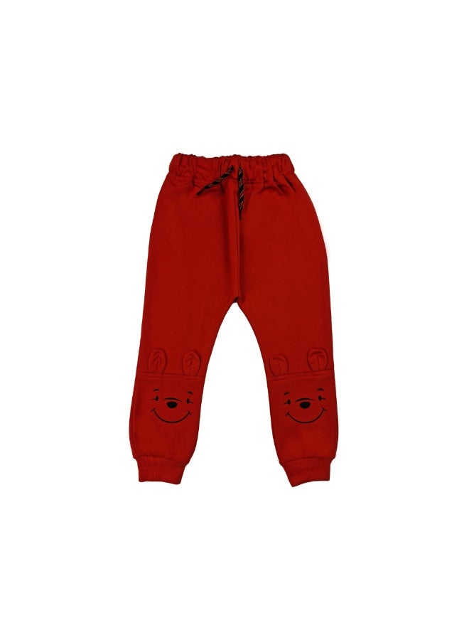 Think Happy Kids 2-Piece Outfit Set,Long Sleeve Sweatshirt with Bear Print and Pants,Be Happy Design, Available for Age 1 to 4 Years - Image 5