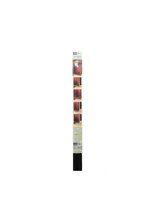 Mazaya Corrosion Resistant Durable Door Bottom Brush Black 100 cm WST-B2-100BLK - Image 2