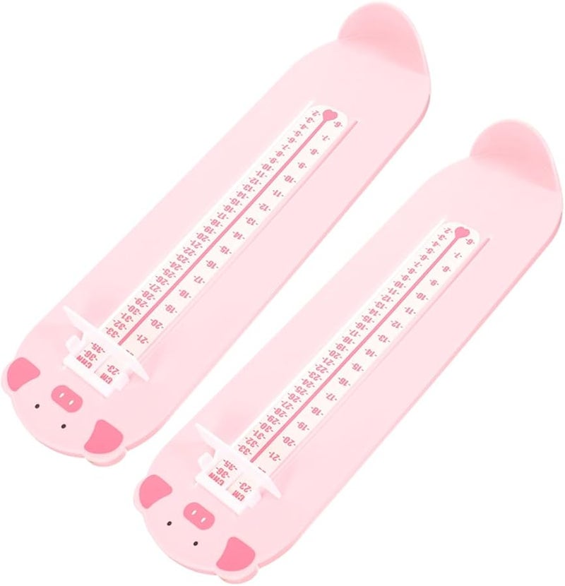 2 Pcs Shoe Measuring Device Foot Gauge Accurate Length Ruler For Ages 0 8 Home Use - Image 1