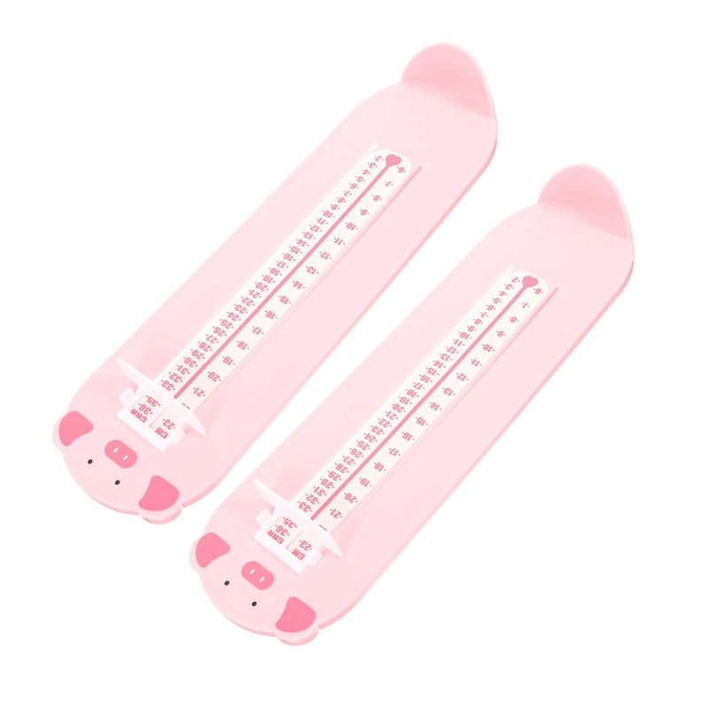 2 Pcs Shoe Measuring Device Foot Gauge Accurate Length Ruler For Ages 0 8 Home Use - Image 2