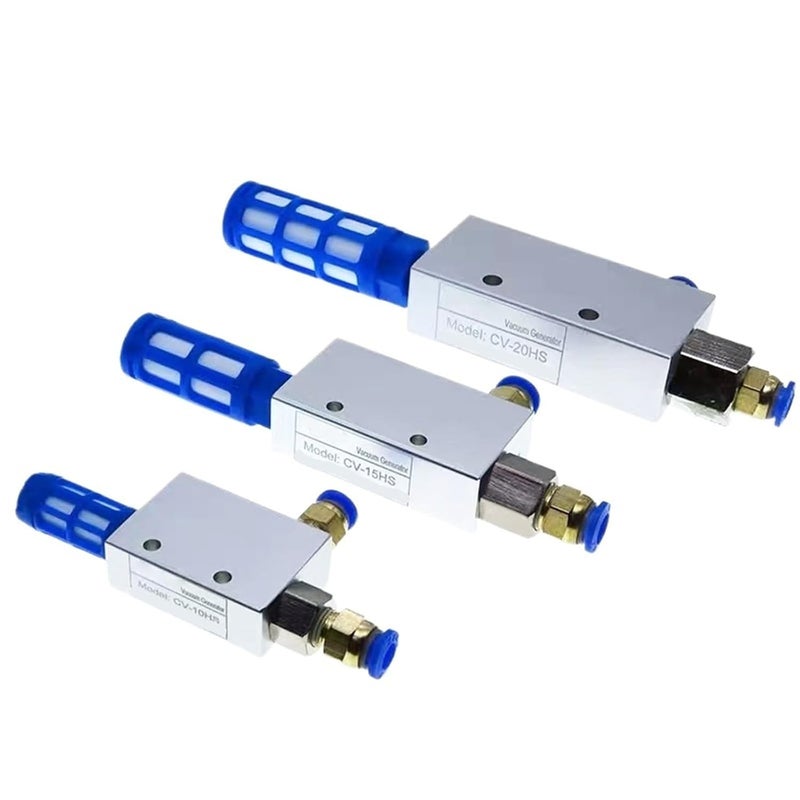 CV-10HS CV-15HS CV-20HS CV-25HS CV-30HS Vacuum Generator Outlet Female Thread Dia Vacuum Ejector Suction Cup Negative Pressure yunshop(CV-20HS PC8) - Image 3