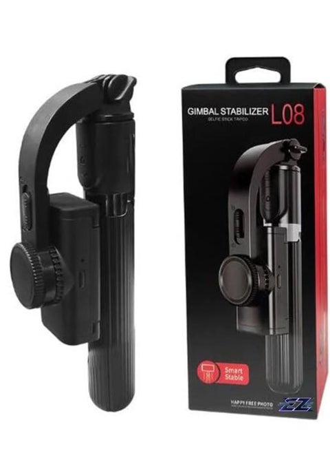 Gimbal Stabilizer for Smartphone – Hand Grip with Bluetooth Remote Control for Perfect Selfies & Steady Shots
