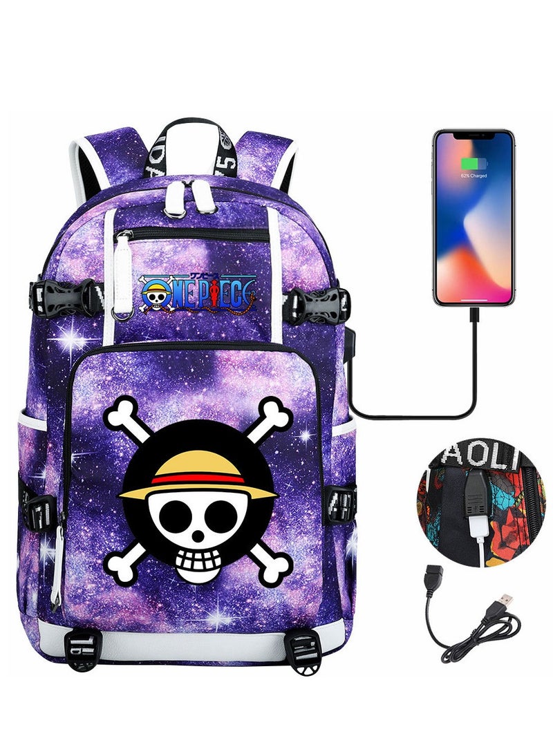 Printed Youth Large Capacity Men's and Women's Shoulders