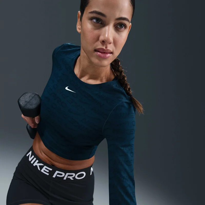 Nike Blue Women's Pro Training Top for Women | Best Price UAE