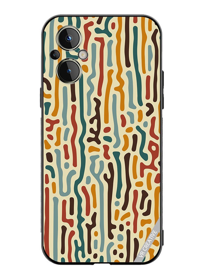 VR CREATIVE Protective Case Cover For OnePlus Nord N20 5G Mix Pattern Design Multicolour - Image 1