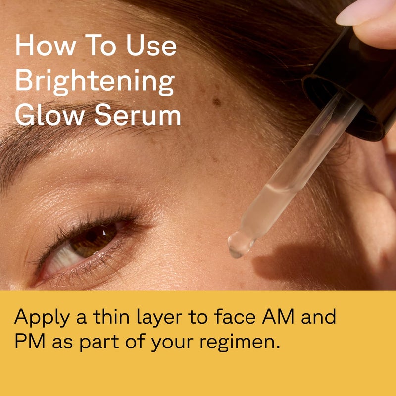 Acure Brightening Glow Serum - Anti Aging Face Serum, Bright Glow for Women & Men, Facial Skincare with Argan Oil and Cranberry Seed Oil, Vegan & Cruelty Free - 1 fl oz - Image 5