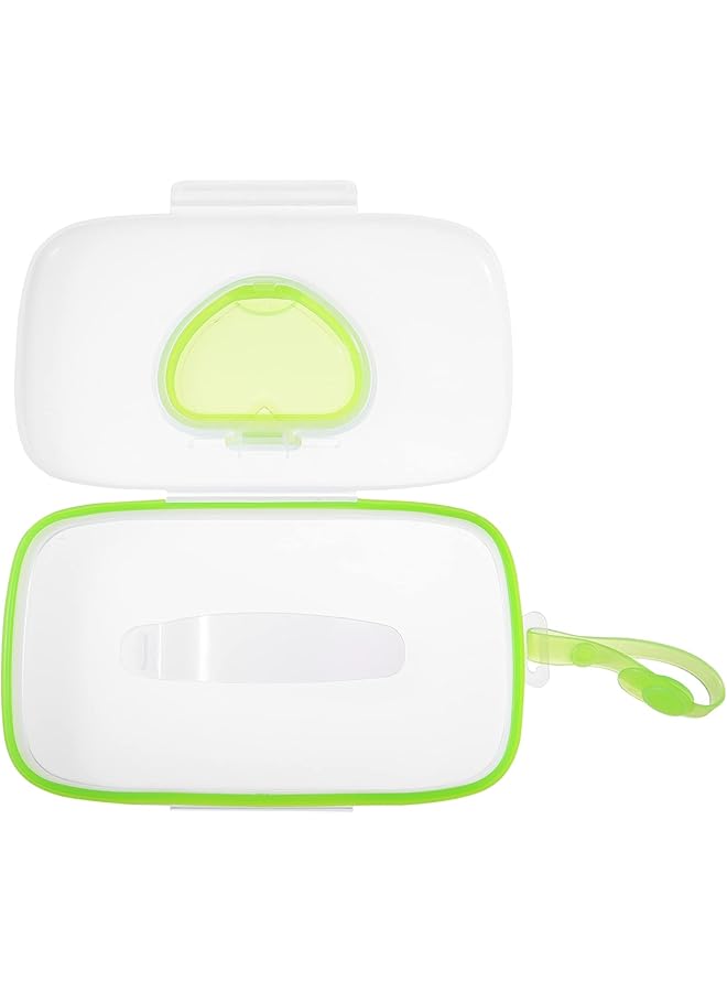 KASTWAVE Eco Friendly Portable Baby Wipe Dispenser Refillable Travel Wet Wipe Pouch For Parents On The Go (Green) - Image 2
