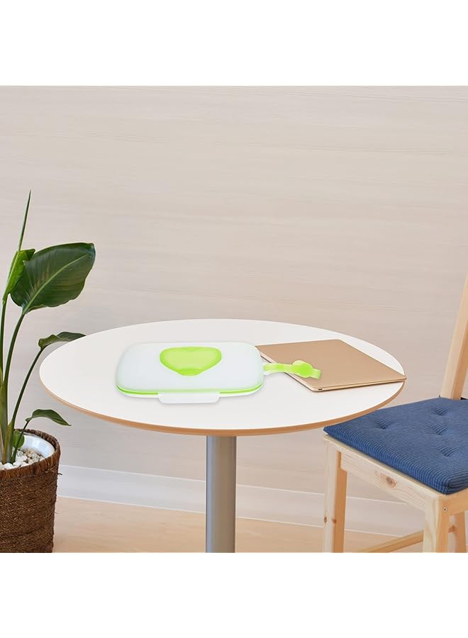 KASTWAVE Eco Friendly Portable Baby Wipe Dispenser Refillable Travel Wet Wipe Pouch For Parents On The Go (Green) - Image 5