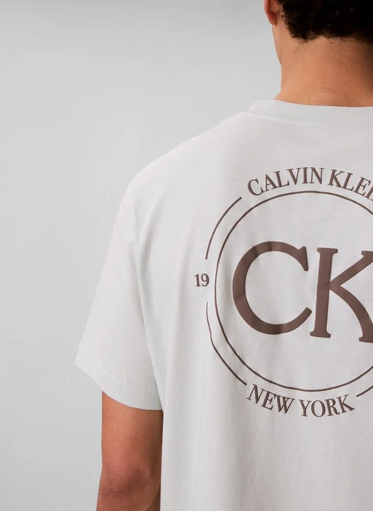 Calvin Klein Jeans  Embroidered Logo T-shirt for Men | Best Price UAE