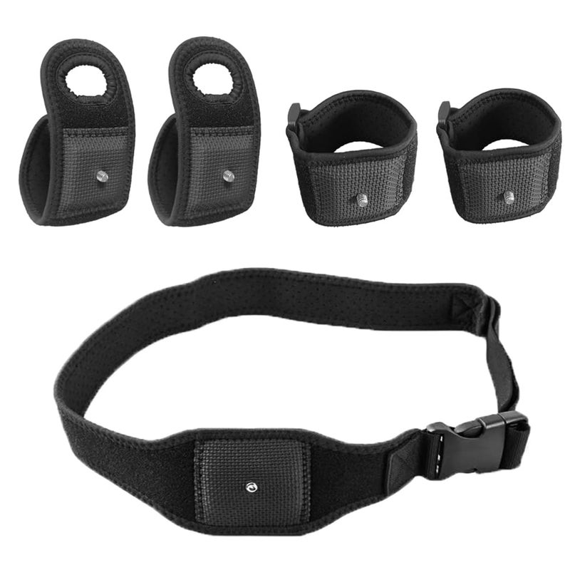 RSFIL HTC Vive Full Body Tracker - Waist Belt, Hand and Foot Straps, 2 Hand Bowl and Palm Straps for Virtual Reality - Image 1