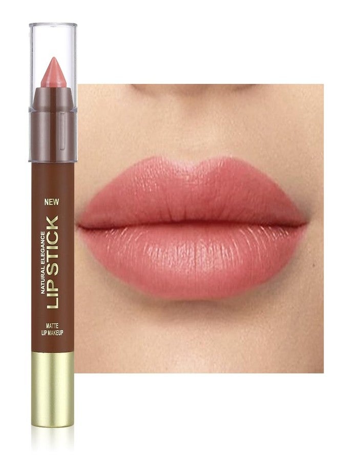 QIDSTERS Matte Lipstick Crayon Set for Women, Rose Pink 24 Hour Lipstick Lip Liner Pencil, Neutral Lip Stick Lipliner Long Lasting Waterproof Smudge Proof, Vegan & Cruelty-Free, 01 - Image 1