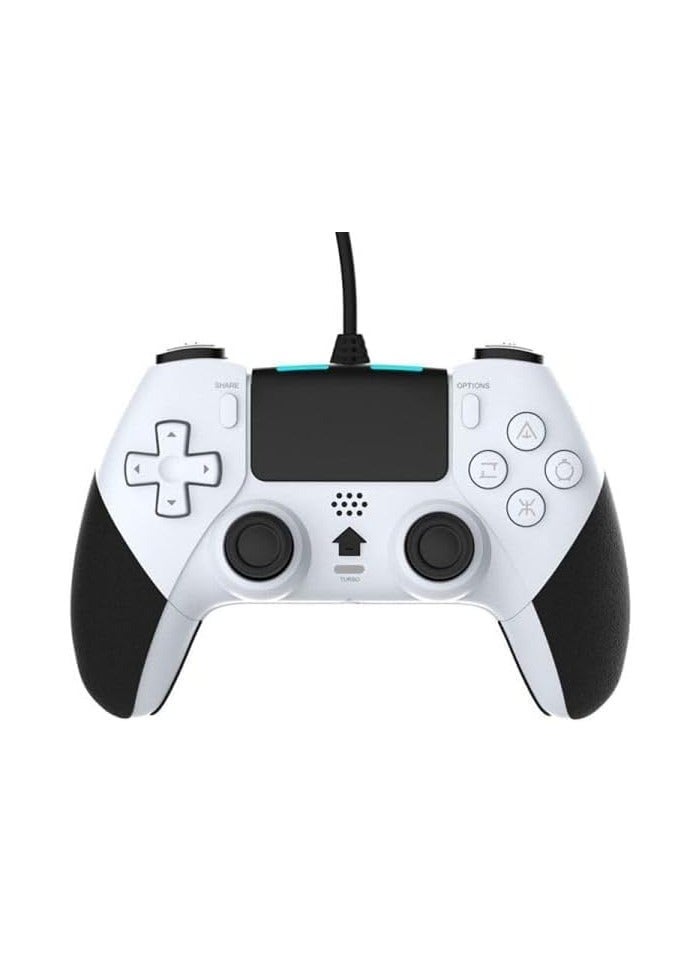 دليل تحكم COUGAR-EGY (T29) سلكي لجهاز PS4/PC مع اهتزاز وتحكم دقيق – أبيض - Image 1