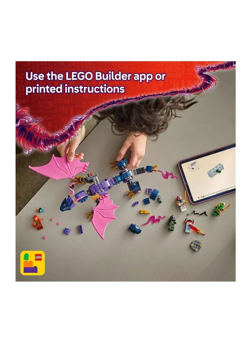 LEGO NINJAGO Rontu the Master Dragon Toy Building Kit and Battle Set with 4 Minifigures 71842 - 381 Pieces - Image 4