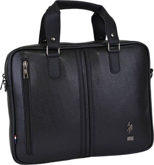 BASE. Polo Assn. Men's Briefcase Black