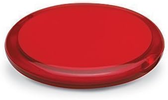 eBuyGB eBuyGB Pack of 10 Ladies Handbag Cosmetic Double Sided Magnifying Compact Vanity Make Up Mirror Red 