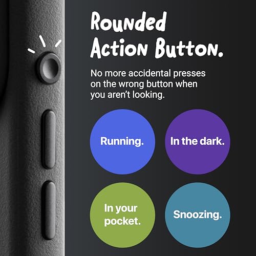 TineeOwl Case for iPhone 17 Pro Max – MagSafe Compatible, Aluminum Buttons, Camera Control & Rounded Action Button, Slim Textured TPU, Minimalist – DuneX Series - Image 2