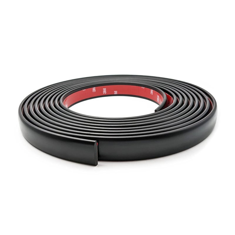 Dawn Enterprises Inc ES12618PK Universal Fit Matte Black Body Side Molding Trim Pack 18 Protection for Cars Trucks Vans and More