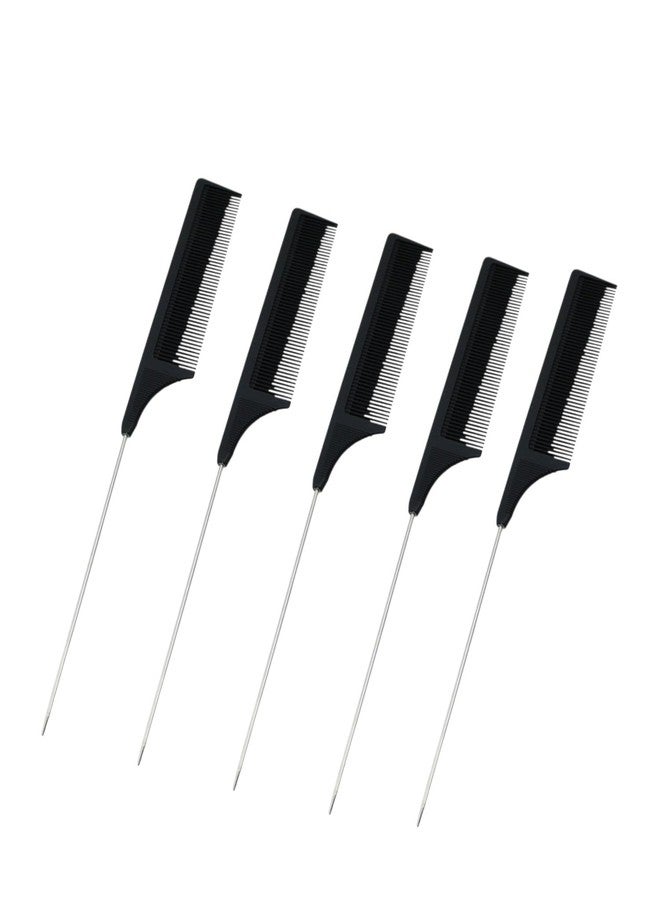 Bigwheels Set Of 5 Hair Cutting Carbon Fiber Antistatic (Model No 6900) Barber Comb - Image 1