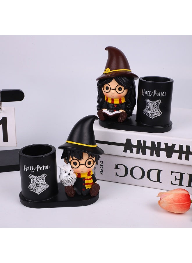 general Harry Potter creative pen Holder Desktop Stationery Storage Peripheral Decoration School Season Birthday Gift - Image 3