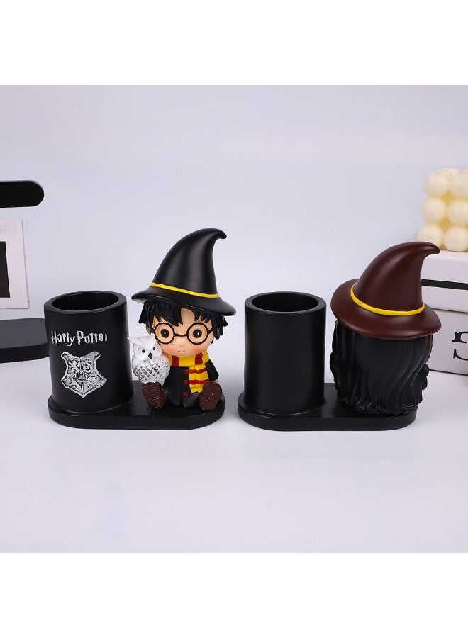 general Harry Potter creative pen Holder Desktop Stationery Storage Peripheral Decoration School Season Birthday Gift - Image 2