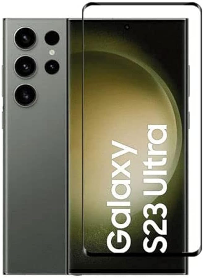 إيروريكس واقي شاشة Samsung Galaxy S23 Ultra Premium من الزجاج المقوى مع حماية 9H، إصدار محدث - Image 1