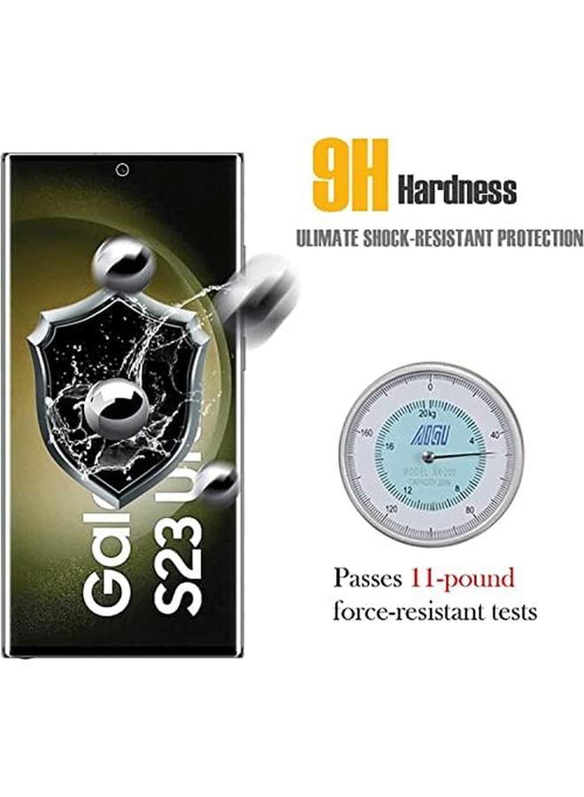 إيروريكس واقي شاشة Samsung Galaxy S23 Ultra Premium من الزجاج المقوى مع حماية 9H، إصدار محدث - Image 2