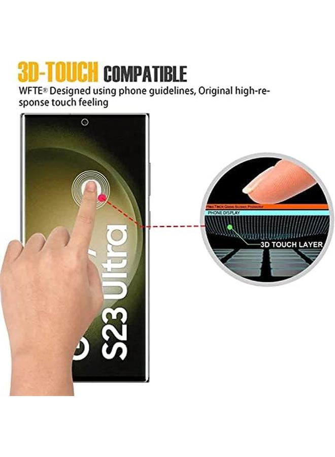 إيروريكس واقي شاشة Samsung Galaxy S23 Ultra Premium من الزجاج المقوى مع حماية 9H، إصدار محدث - Image 3