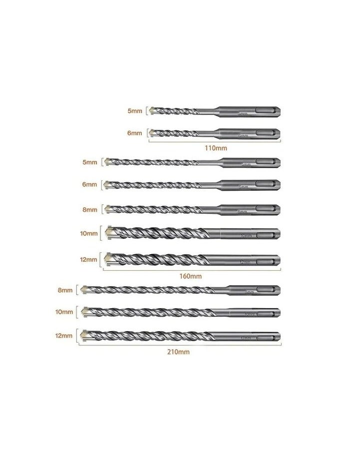 CATERPILLAR CAT DA03901 SDS Plus Drill Bits 10pcs  - Image 3