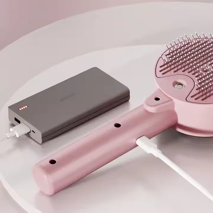 Bluejw High Quality Cat Brush Dog Massage Brush - Steam UV Rechargeable Pet Brush with Rounded Massage Head - Image 3