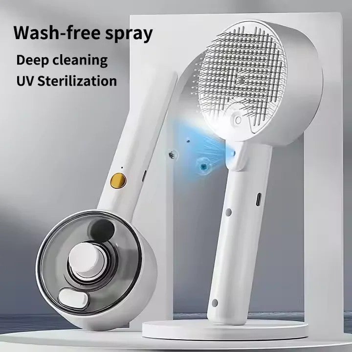 Bluejw High Quality Cat Brush Dog Massage Brush - Steam UV Rechargeable Pet Brush with Rounded Massage Head - Image 5