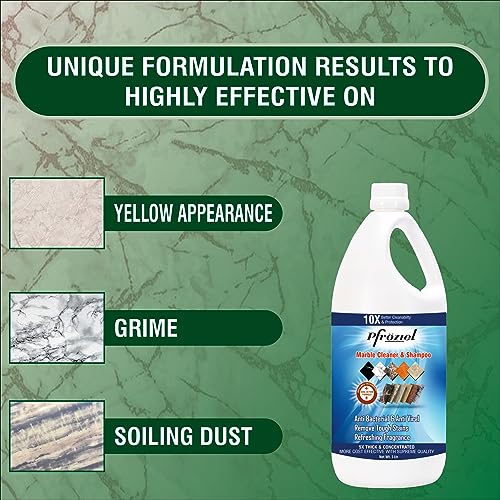 Pfroziel Marble and Granite Floor Cleaner Shampoo | Natural, Plant-Based Ingredients | Removes Anti-Viral, Anti-Bacterial, Biodegradable Safe for Home, Kitchen and Bathroom Floors, 1L (Pack of 1) - Image 5