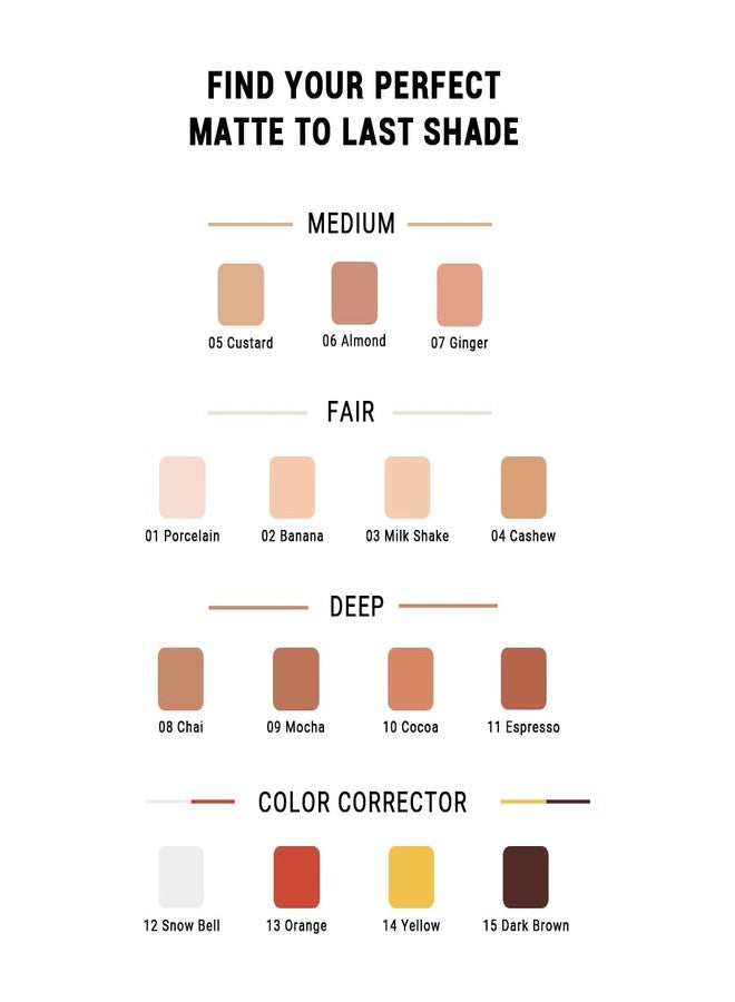 Cuffs N Lashes Cover It All Liquid Concealer Chai-08 | 6ML | Full Coverage Long Lasting Lightweight Formula | Crease-Free Blendable Makeup Base | Smooth Flawless Finish for All Skin Types - Image 5