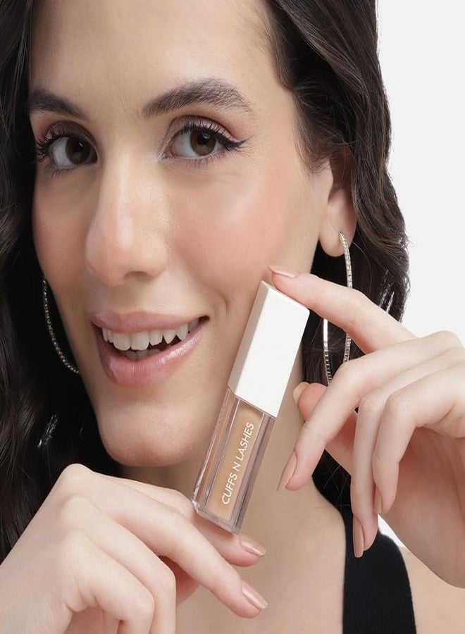 Cuffs N Lashes Cover It All Liquid Concealer Chai-08 | 6ML | Full Coverage Long Lasting Lightweight Formula | Crease-Free Blendable Makeup Base | Smooth Flawless Finish for All Skin Types - Image 4