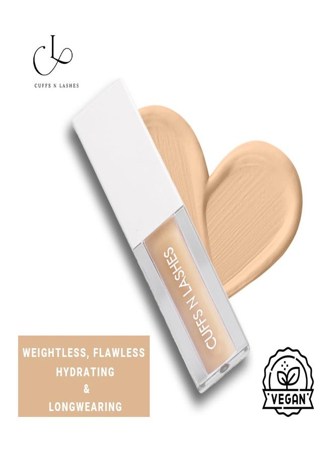Cuffs N Lashes Cover It All Liquid Concealer Chai-08 | 6ML | Full Coverage Long Lasting Lightweight Formula | Crease-Free Blendable Makeup Base | Smooth Flawless Finish for All Skin Types - Image 2