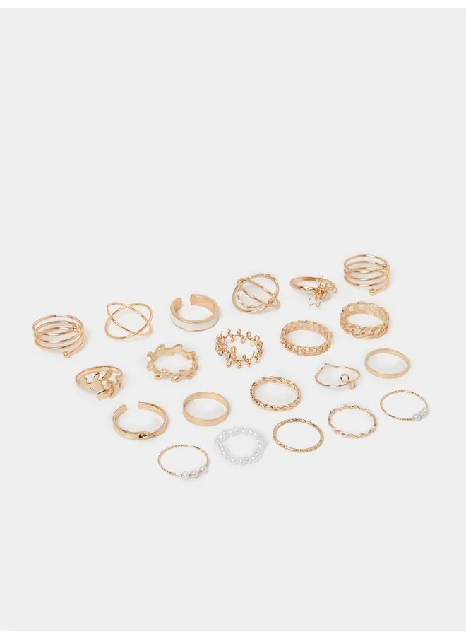 ستايلي Styli Set of 21 - Assorted Rings