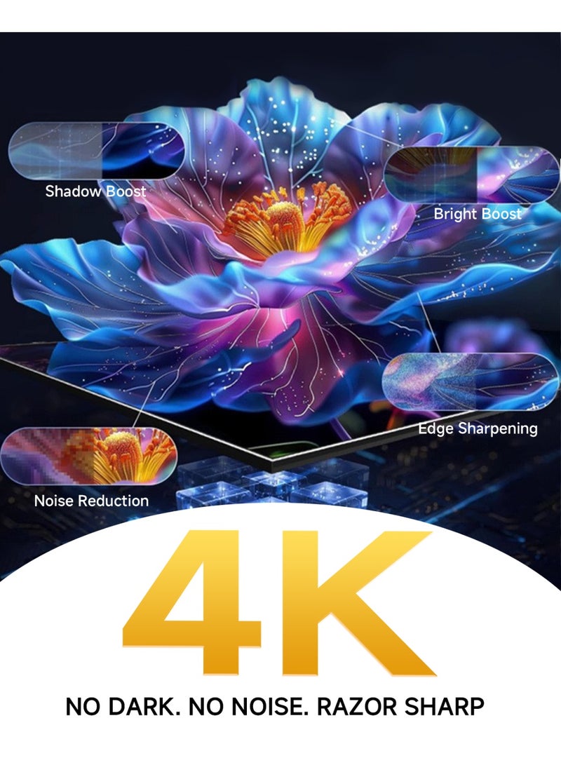 TANMASHI Projector 4K Full HD WiFi 6 Smart Theater, 180° Rotatable Portable Projector for Ceiling Movie, 4K Projector Support with Auto Keystone, Projector Mini for Bedroom & Outdoor Camping, Android 11,  White - Image 3