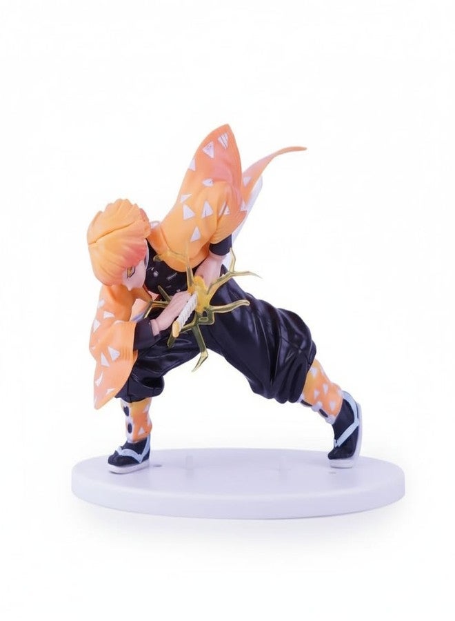 Offo 22cm Thunder Breathing Warrior Action Figure – Premium PVC Demon Hunter Collectible Statue for Office Desk, Home Shelf & Room Decor | Detailed Anime Display Model Gift for Fans and Collectors - Image 1