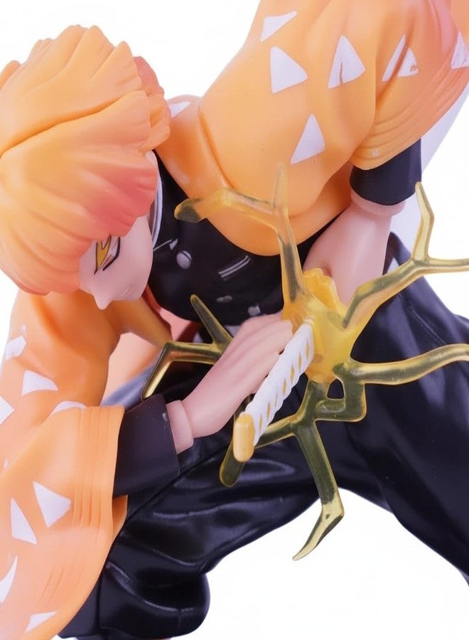 Offo 22cm Thunder Breathing Warrior Action Figure – Premium PVC Demon Hunter Collectible Statue for Office Desk, Home Shelf & Room Decor | Detailed Anime Display Model Gift for Fans and Collectors - Image 3