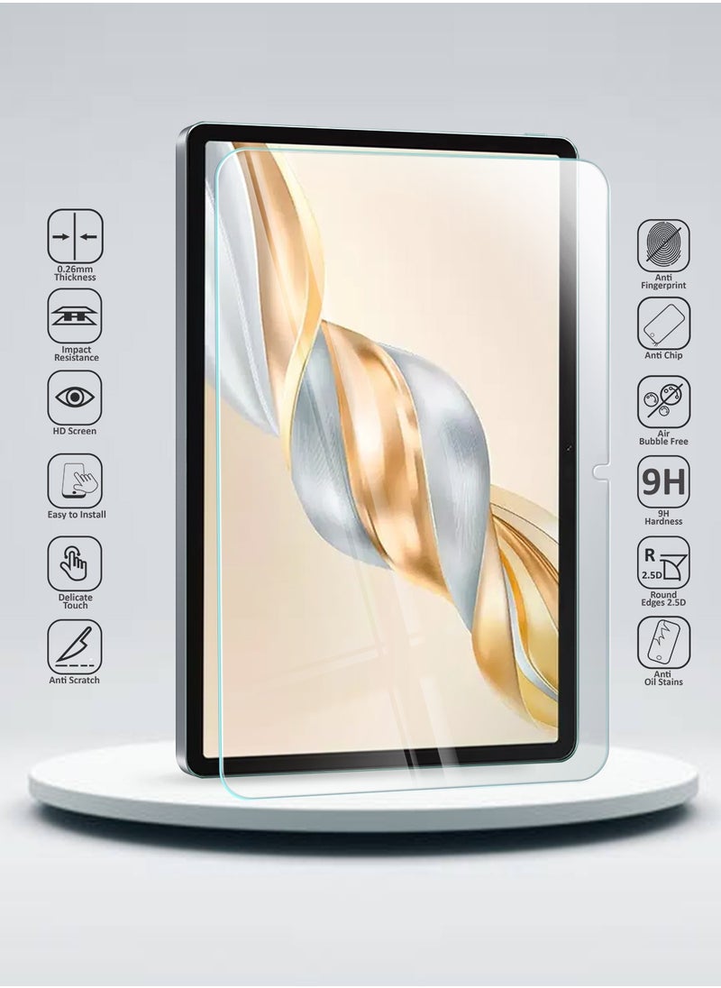 Wtech Honor Pad X9a 11.5 4G 2025 (11.5 inches) WTech Premium Series Curved Edges Full Cover Tempered Glass Screen Protector (TSGPCN) - Clear  - Image 2