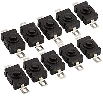 ESPtronics 20 Pcs Self Locking Push ON Push Off Switch DC 260V 1 5 A Tactile Tact Switch 2 Pin On Off Push Button Switch for Toy  - Image 1
