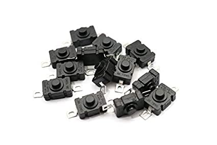 ESPtronics 20 Pcs Self Locking Push ON Push Off Switch DC 260V 1 5 A Tactile Tact Switch 2 Pin On Off Push Button Switch for Toy  - Image 3