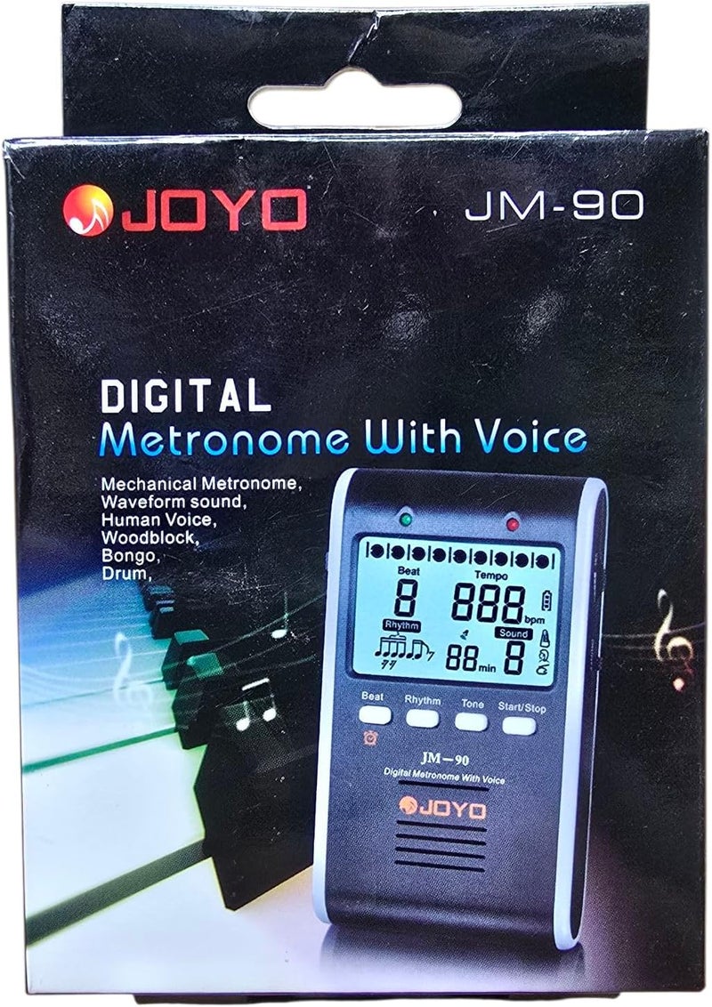 JOYO JM-90 Digital Metronome with Voice and LCD Display - Image 1
