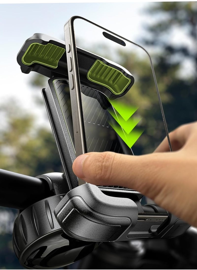 Chillspace 360° Rotation Bike Phone Holder, [2025 Upgrade] Electric Scooter Motorcycle Phone Mount, Bicycle Phone Holder, Handlebar Phone Mount, Bike Accessories, Black  - Image 2