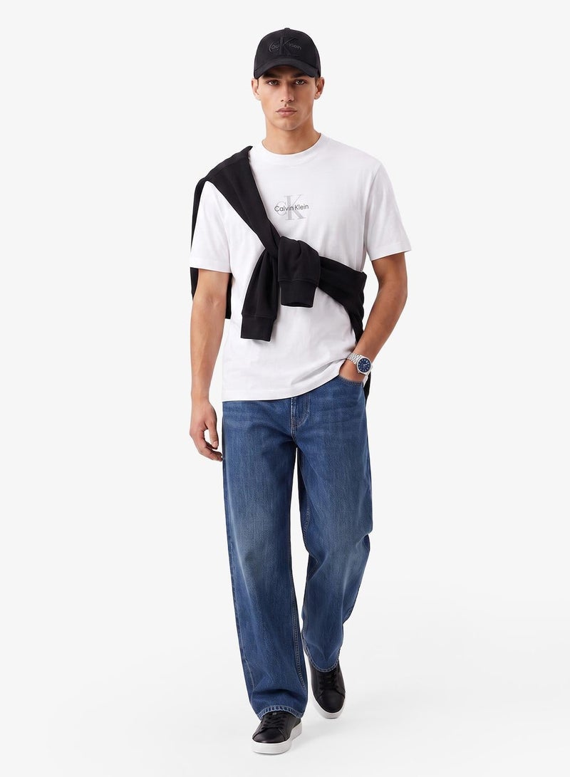 Calvin Klein Jeans Monologo Crew Neck T-Shirt - Image 1