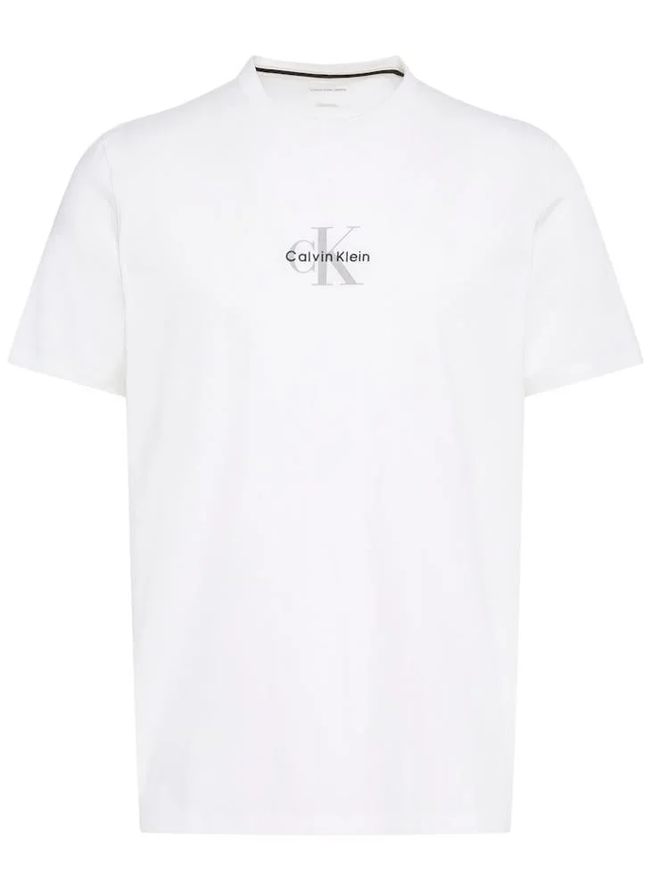 Calvin Klein Jeans  Micro Monologo Regular Fit T-Shirt for Men | Best Price UAE