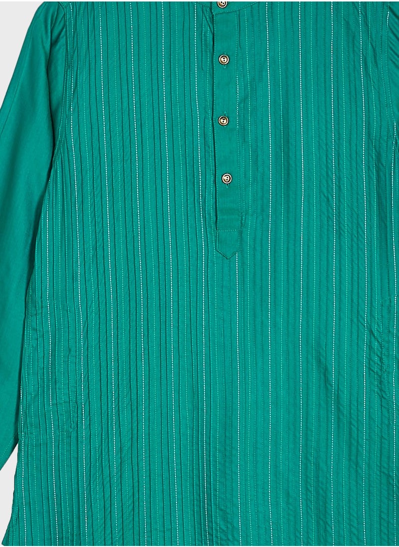 Fabindia - Kids Striped Kurta - Image 1
