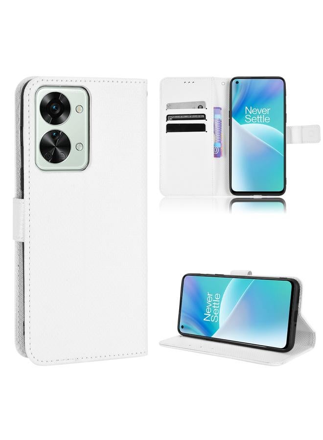 S-TOP Case For OnePlus Nord 2T Diamond Texture Leather Phone Case - Image 1