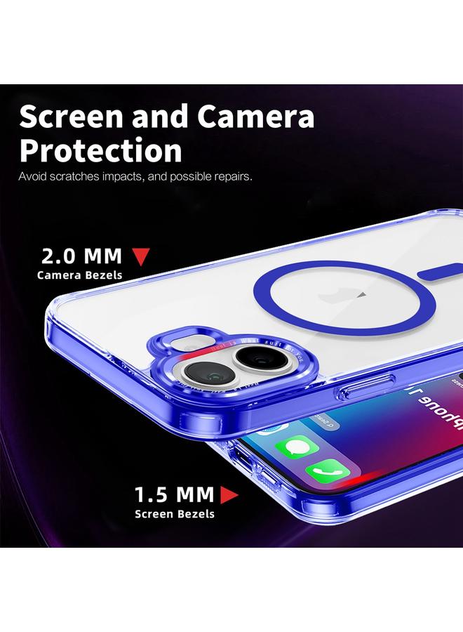 اس-توب جراب لهاتف iPhone 16 بلون ثلجي من سلسلة Magsafe المغناطيسية، جراب هاتف هجين من مادة TPU من البولي يوريثين الحراري - Image 5